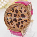 Big Dial Leopard Muster Damen Student Vogue Uhr